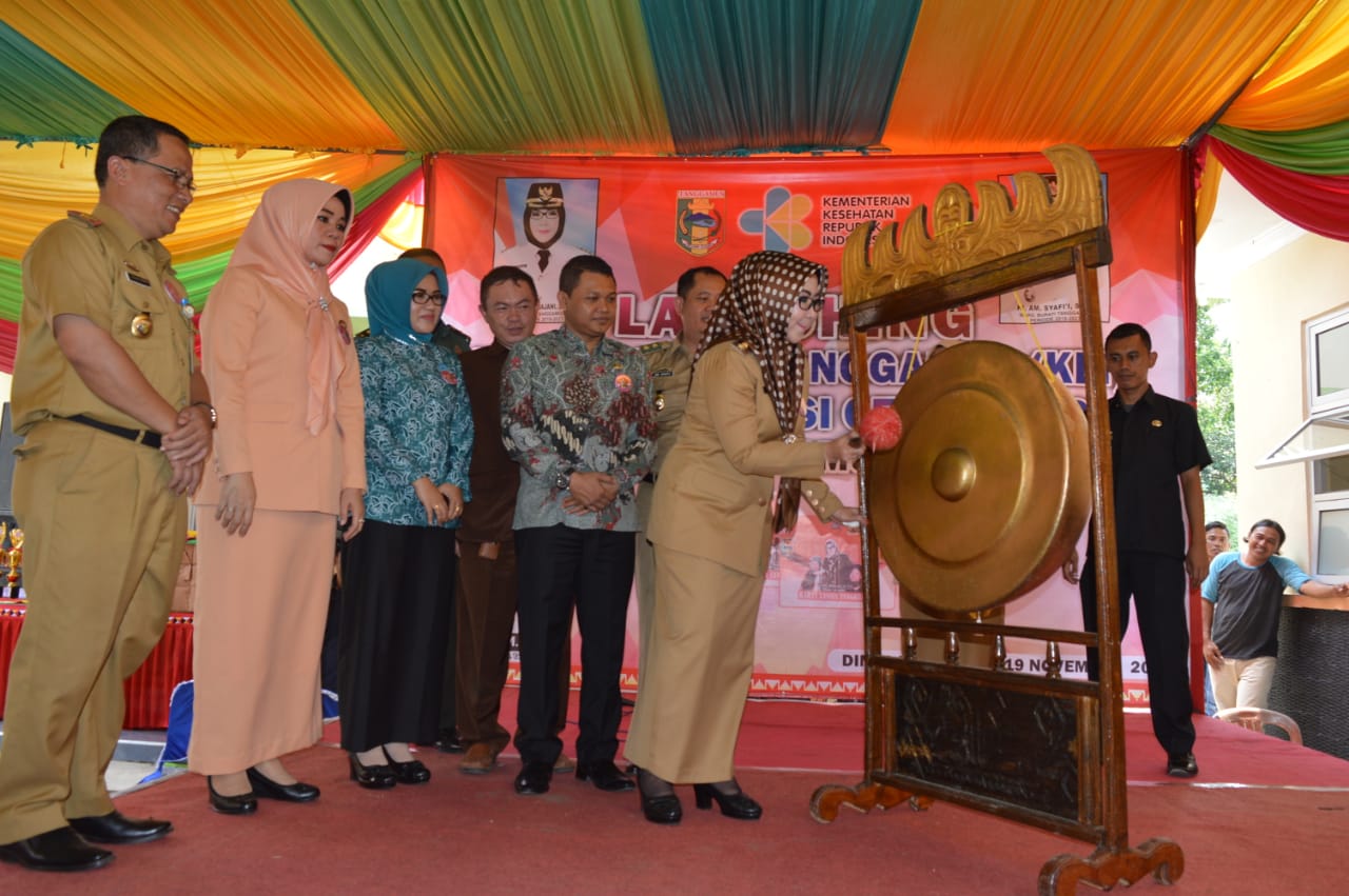 Bupati Tanggamus Melaunching Kartu Lansia Tanggamus dan Motor Reaksi Cepat Pelayanan Kesehatan