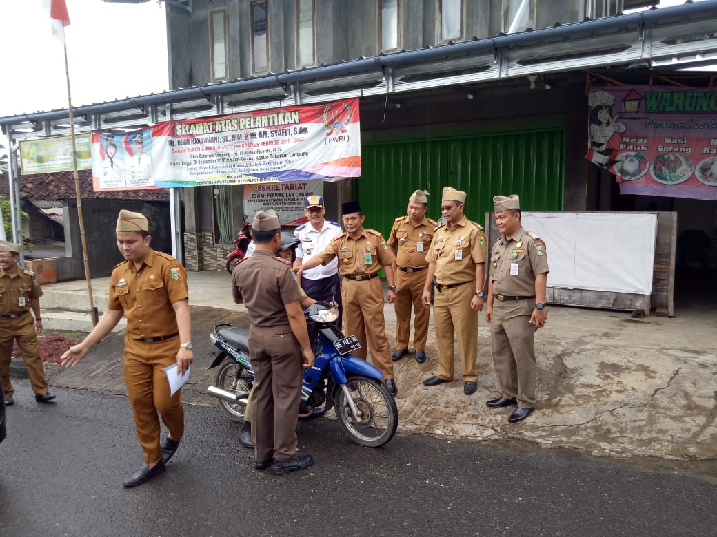 Pemkab Tanggamus Sidak ASN Telat Ngantor