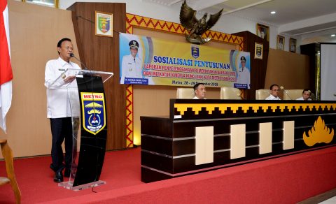 Kota Metro Sosialisasi LPPD dan Indikator Kinerja Kunci 2017