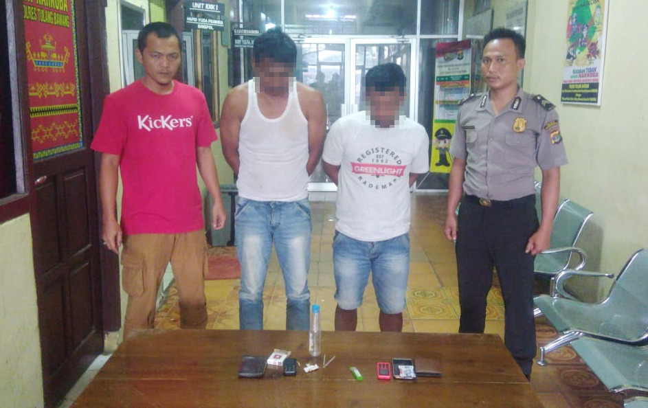 Usai Nyabu Dua Buruh di Rawa Pitu Ditangkap Polisi Patroli