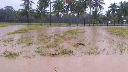 Luapan Sungai Way Semaka “Genangi” Kalirejo, Karang Anyar dan Dadimulyo