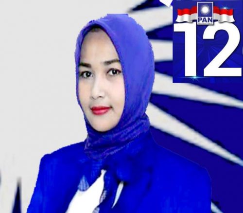 Khuzaimantuniza Maju Caleg PAN Dapil 1 Tulangbawang Tengah