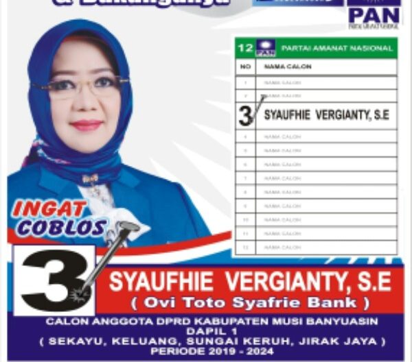 Ovi Toto Safri Bank Bhayangkari Nyaleg Untuk Jadi Penyambung Aspirasi Masyrakat Muba