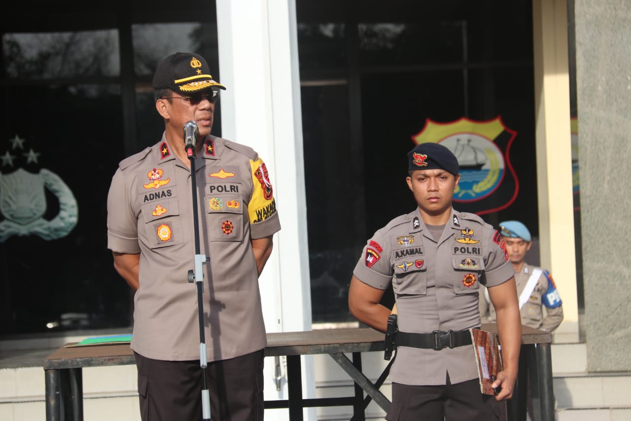 Wakapolda Sulsel Ajak Bekerja dengan Hati di Apel Pagi Perdana
