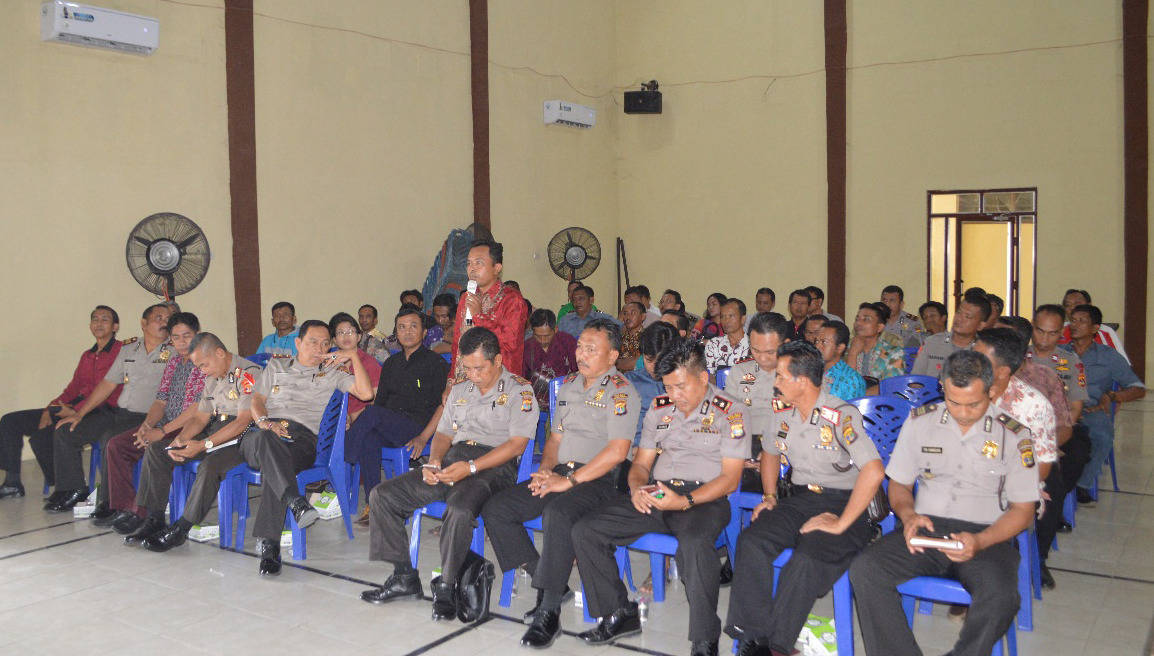 Polres Tuba Rakor dengan Pengurus Gereja se-Kabupaten Tuba dan Tubaba