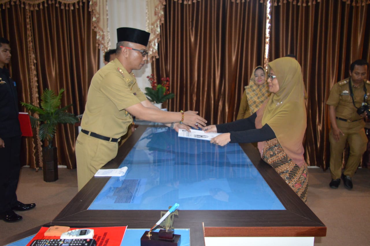 Sekda Tanggamus Lantik Diyan Ekawati Jadi Direktur Rumah Sakit Daerah