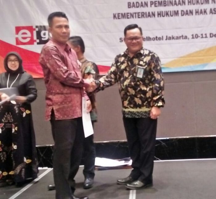 Pemkab Tubaba Raih Dua Penghargaan dari Kemenkumham