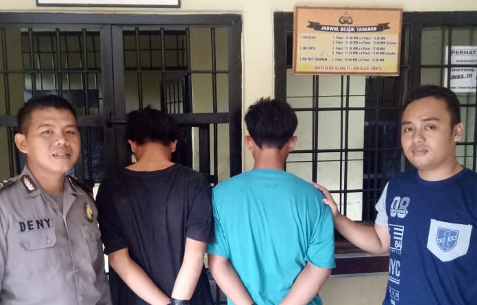 Dua Pencuri Tiga Handphone Pegawai Puskesmas Dibekuk Polsek Pringsewu Kota