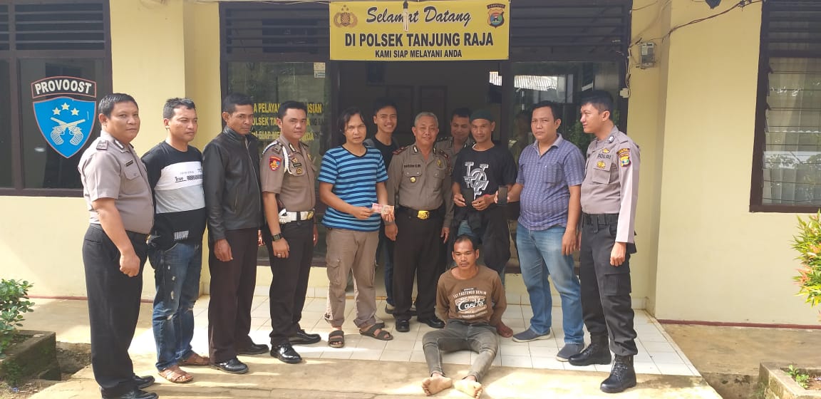 Tabrani Spesialis Eksekutor Curanmor Diringkus Polsek Tanjung Raja
