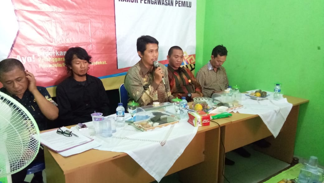 Panwaslucam Kotabumi Gelar Rakor Pengawasan Pemilu 2019 bersama Stakeholders