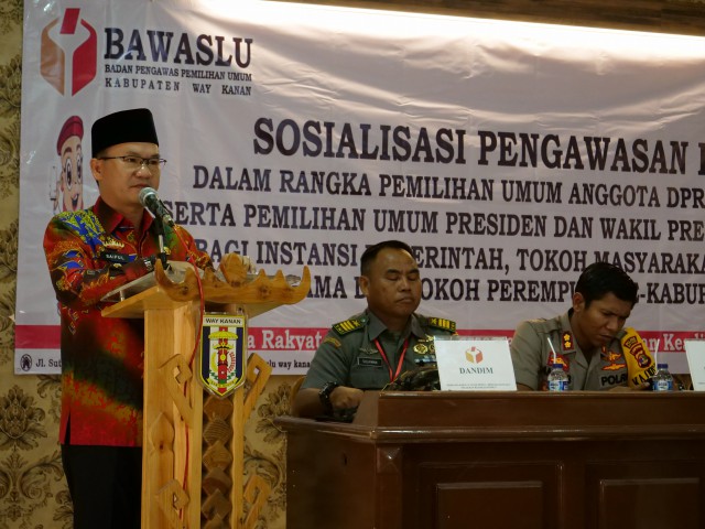 Sosialiasasi Pengawasan Partisipatif Pemilu 2019 Way Kanan