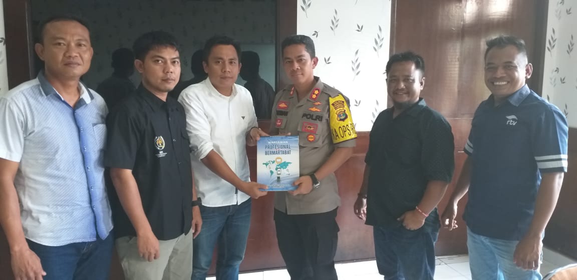 Kapolres Lampura Tingkatkan Sinergitas Bersama Pengurus PWI