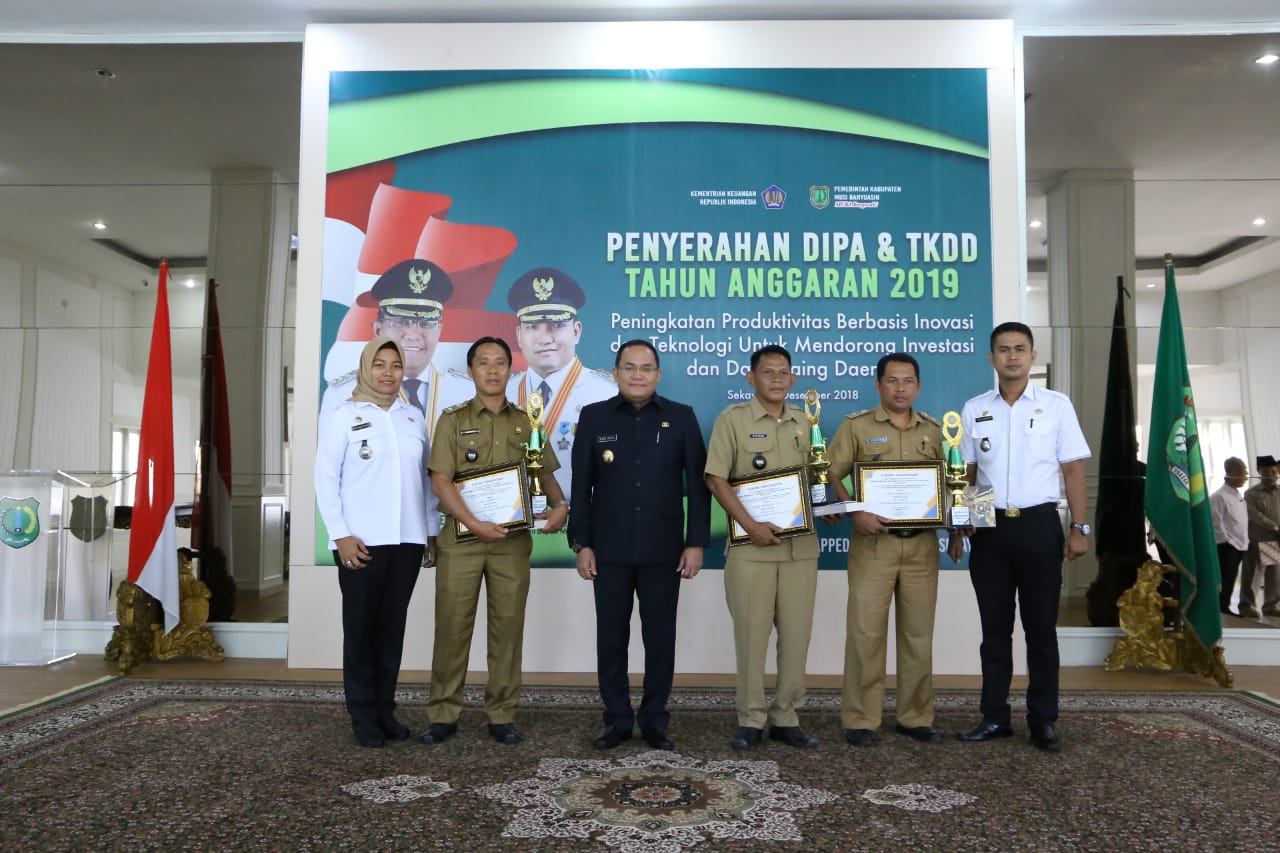 Tiga Desa di Muba Raih Anugerah Desa Terbaik Kategori Tata Kelola Keuangan Tahun 2018
