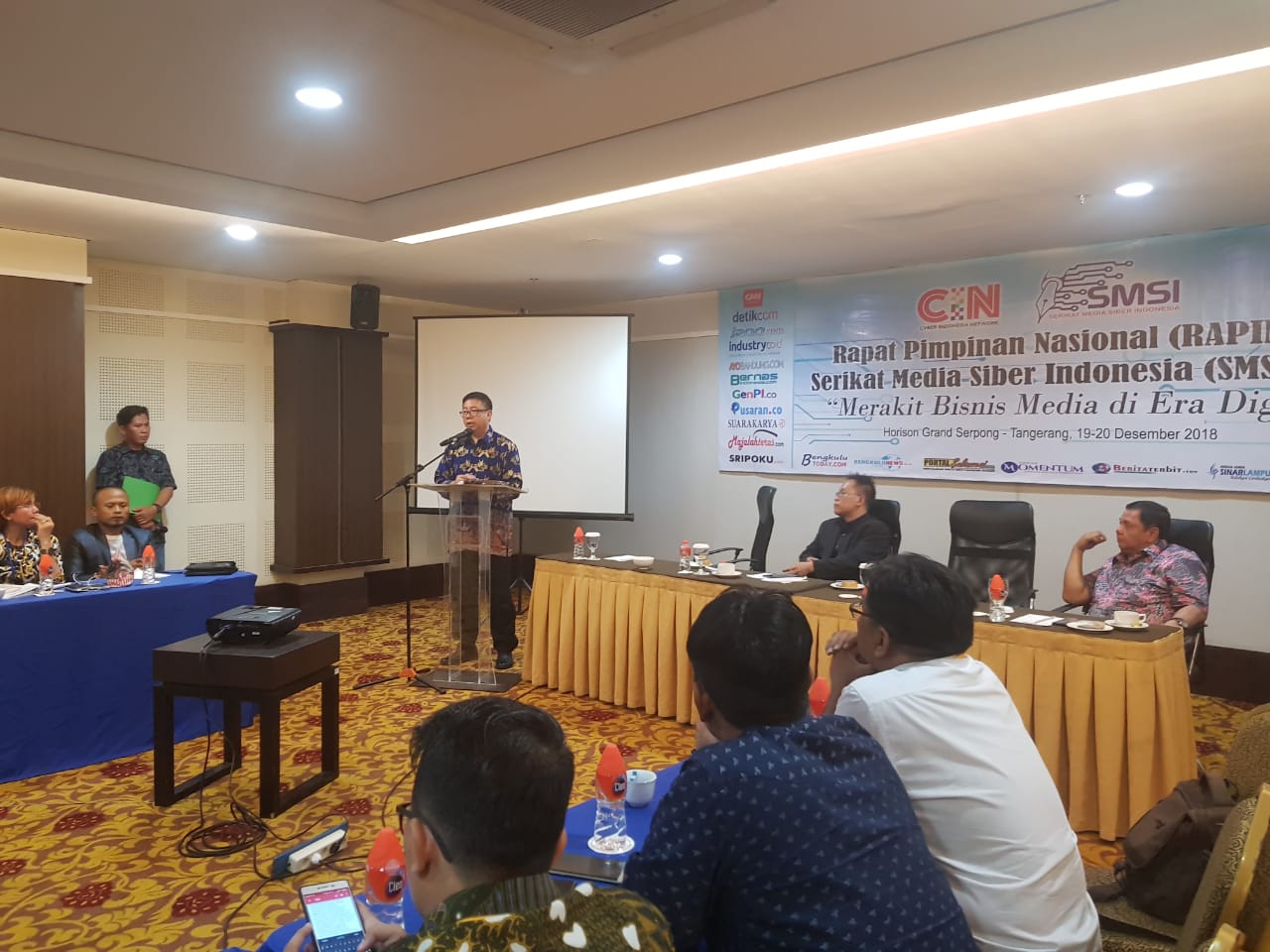 Ketua Dewan Pers Buka Rapimnas SMSI 2018