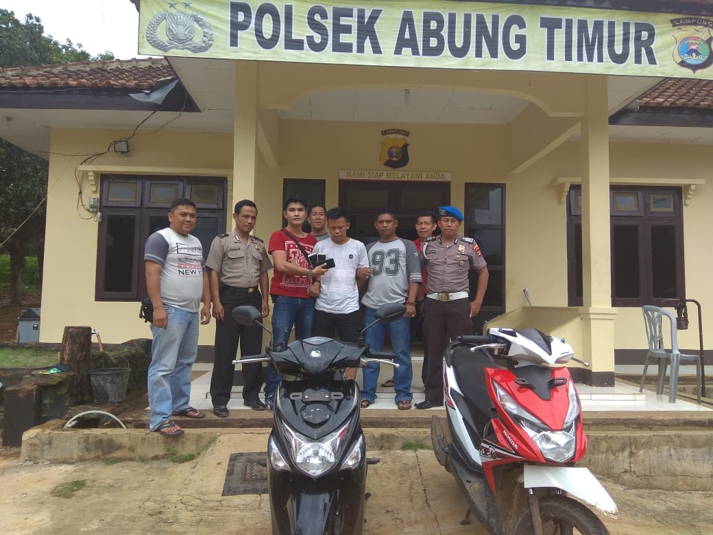 Rumah Kades Dibobol Maling, Berselang Enam Jam Pelaku Diringkus Polsek Abung Timur