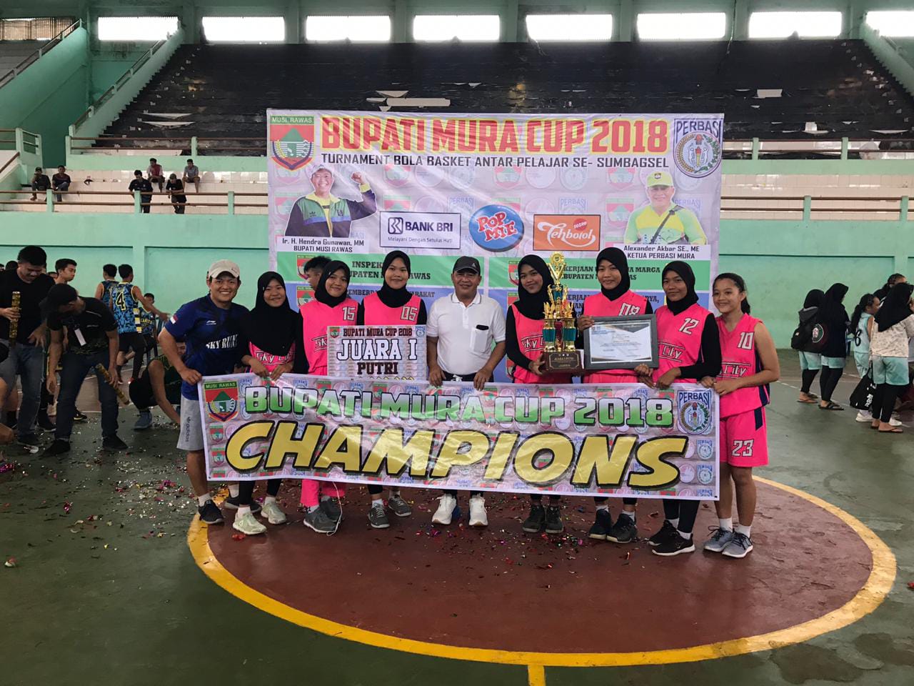 Jadi Juara, Pebasket Putri Musi Banyuasin Taklukkan 11 Tim Se-Sumbagsel