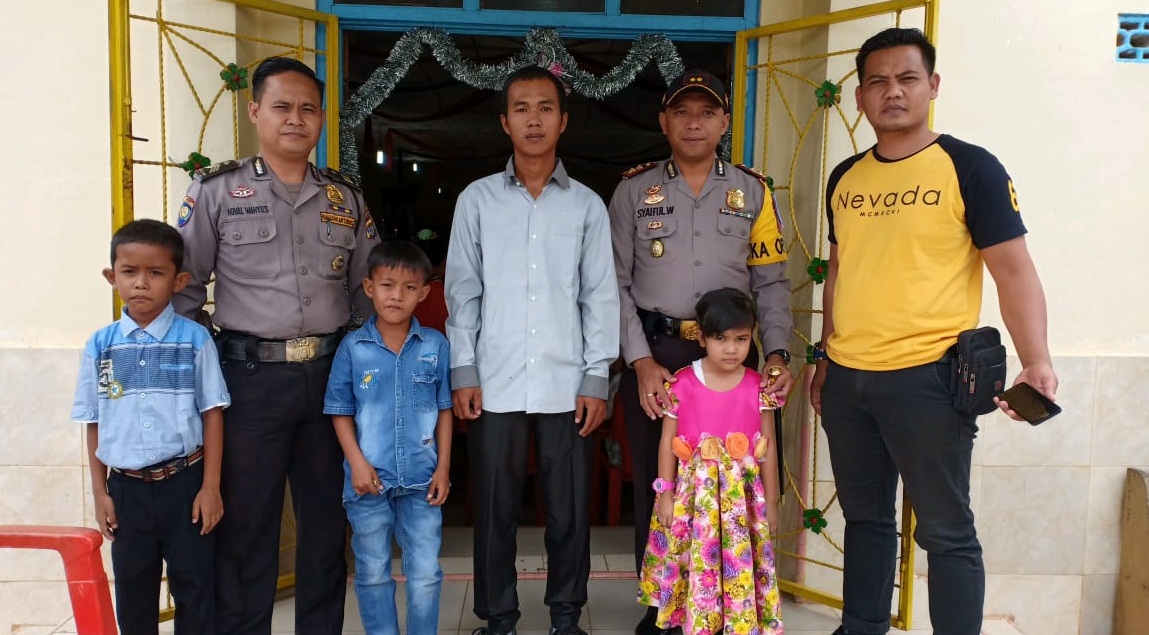 Perayaan Natal 2018, Kapolres Tuba Terjun Langsung dalam Pengamanan Gereja
