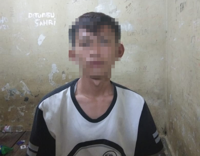 Patroli Pencegahan Curas, Polsek TBT Tangkap Remaja Pemilik Sajam Ilegal