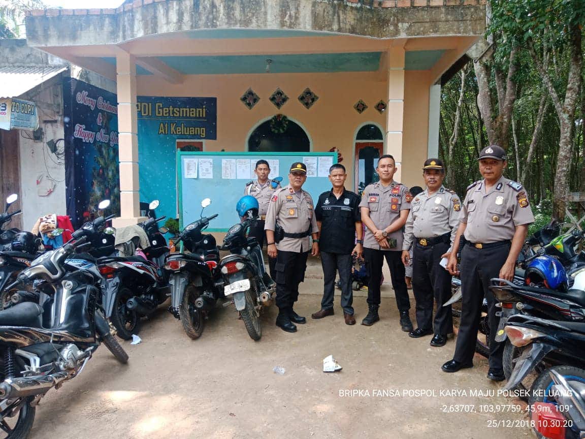 Polsek Keluang Siaga Pengamanan Hari Natal