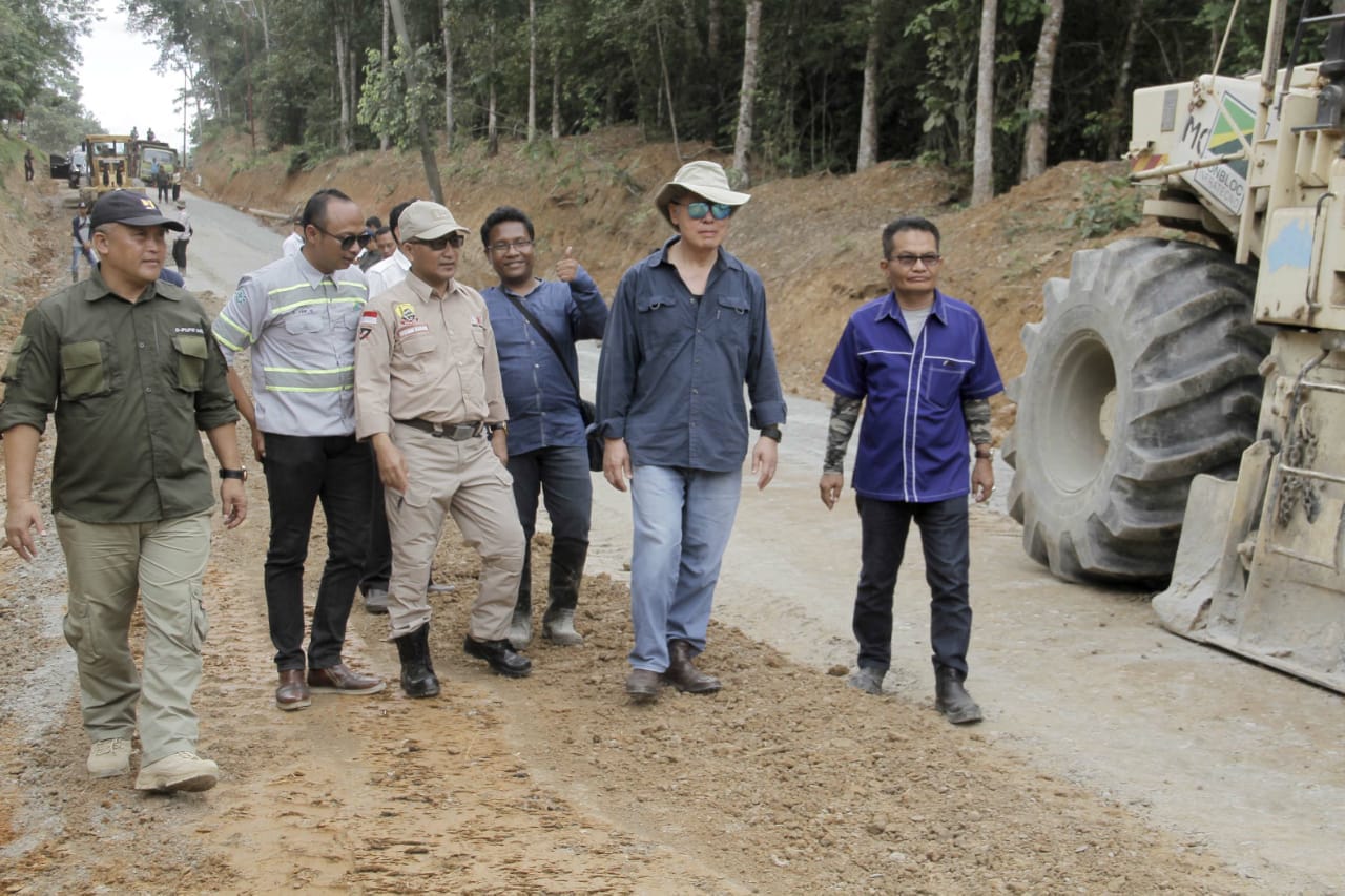 Pembangunan Infrastuktur Jalan Golden Triangle Musi Banyuasin Terus Berjalan Dengan Pinjaman