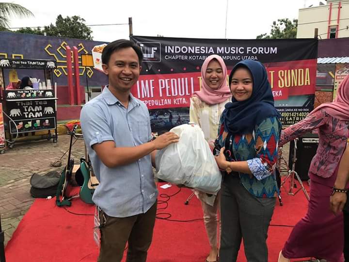 IMF Kota Bumi Konser Peduli Tsunami Selat Sunda