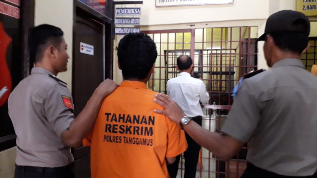 Terekam CCVT Pembobol Rumah Tetangga di Tangkap Polsek Semaka