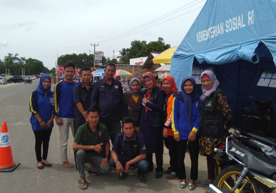 TKSK dan TAGANA Kabupaten Tubaba Gelar Bhakti Sosial Peduli Korban Tsunami Lamsel