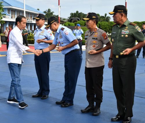 Presiden Tinjau Lokasi Terdampak Tsunami di Lampung Selatan