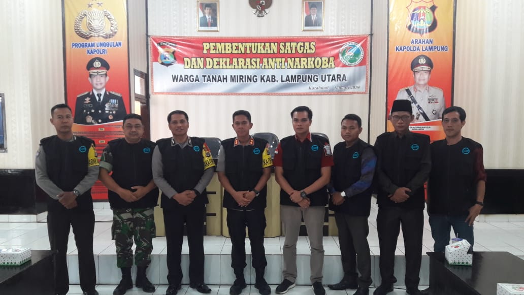 Polres Lampura Bentuk Satgas Anti Narkoba