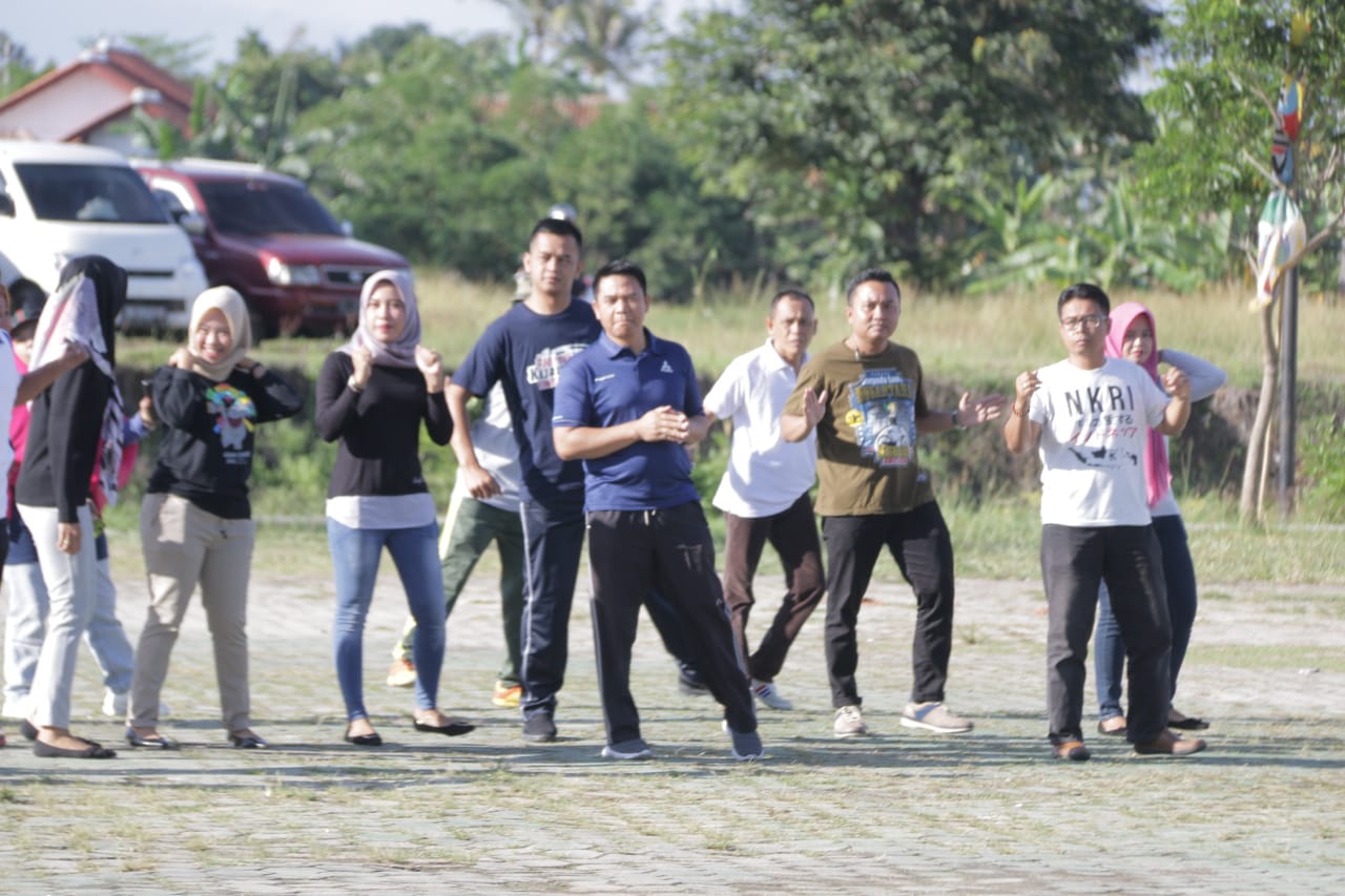 Apel dan Senam Tiap Jumat di Pringsewu Itu Tugas dan Kewajiban