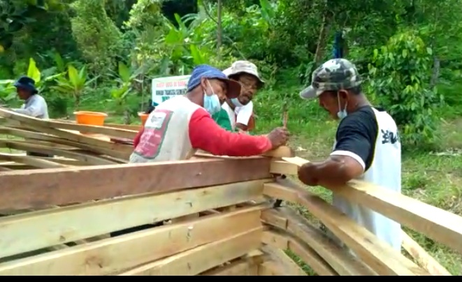 20 Hunian Sementara Dibangun untuk Korban Tsunami di Desa Banding