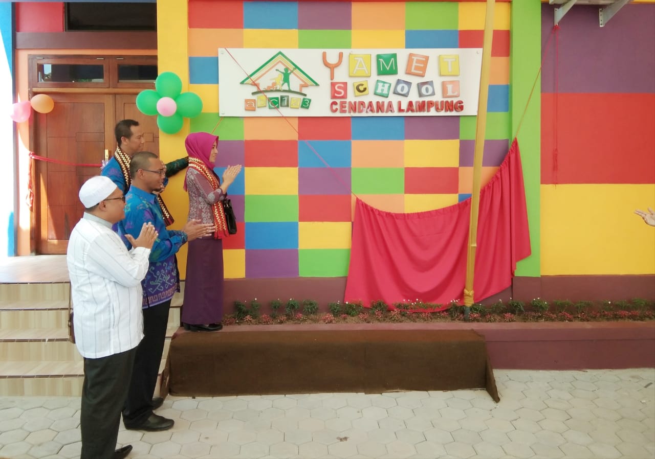 Yamet School dan Child Development Center Cendana Lampung di Resmikan