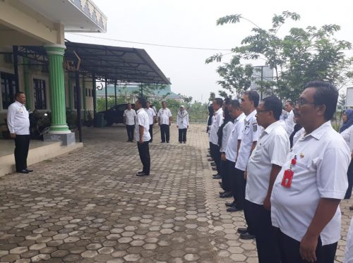 Andi Wijaya Johan Pimpin Apel Rencana Aksi Pencegahan Korupsi Pemkab Pringsewu