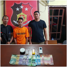 Polsek Babat Toman Tangkap Petani Nyambi Jadi Pengedar Sabu-Sabu