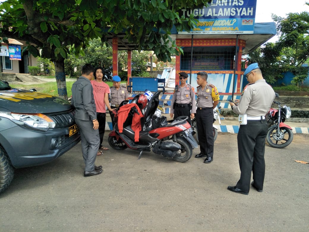 100 Pelanggar Terjaring Razia Serentak Polres Lampura