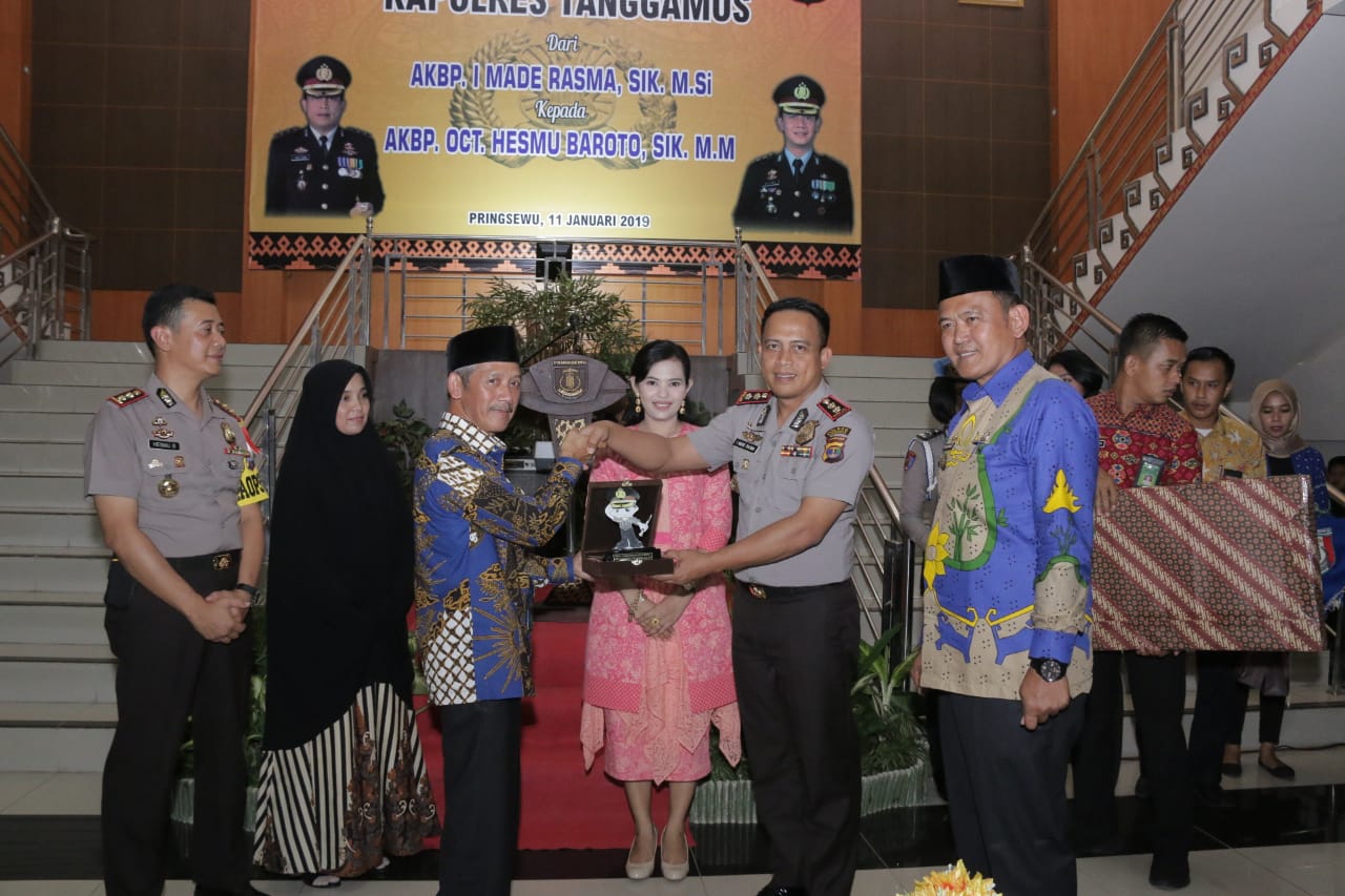 Pemkab Pringsewu Gelar Kenal Pamit Kapolres Tanggamus