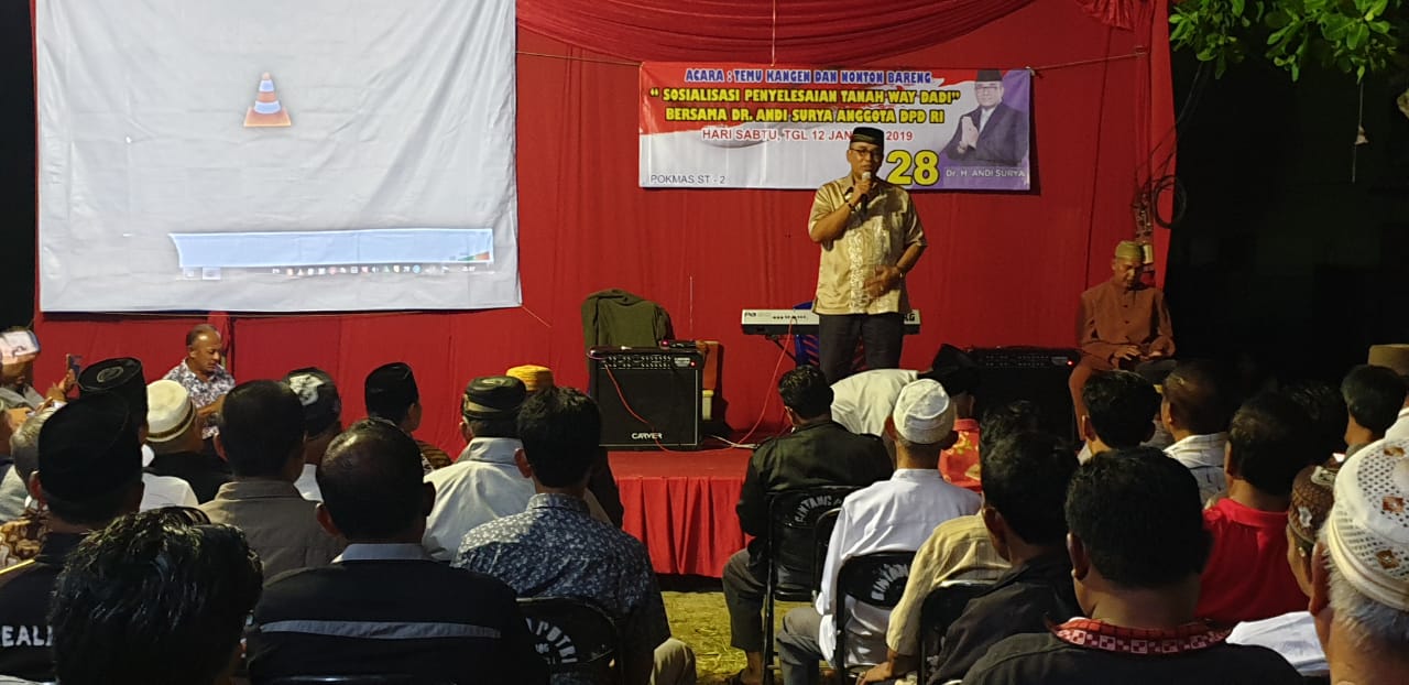 Andi Surya: Prosedur Pelepasan HPL Way Dadi Dikembalikan Kepada Negara