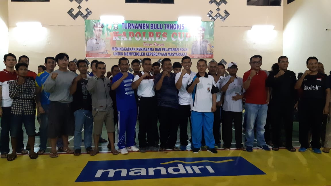 46 Klub PBSI Ikuti Open Tournament Bulutangkis Kapolres Lampura Cup