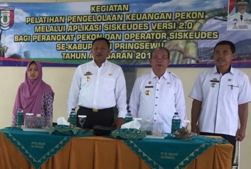PMDP Pringsewu Latih Aparatur Pemerintah Pekon Dalam Pengelolaan Keuangan