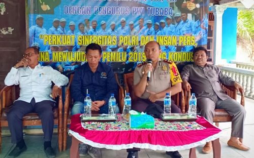 Kapolres Tulang Bawang Sambangi PWI Tuba