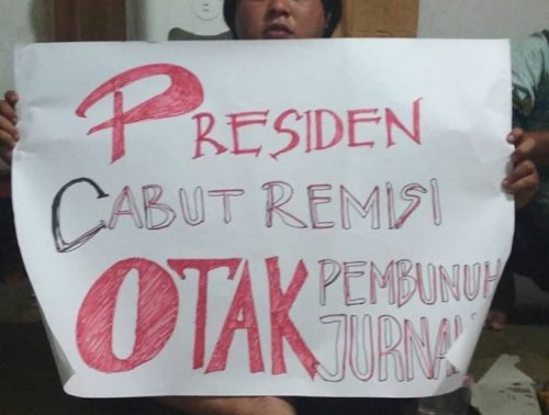 Jurnalis Lampung Tuntut Jokowi Cabut Remisi Pembunuh Jurnalis