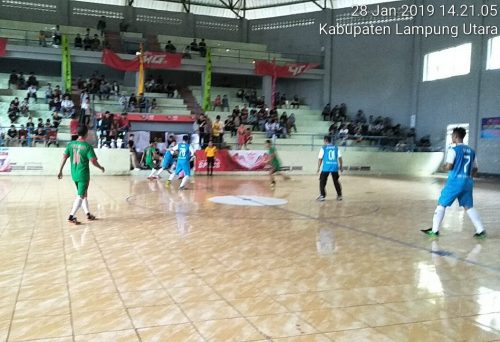 Turnamen Futsal Galaxy Cup, Polres Lampura Tanding Persahabatan