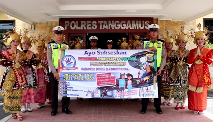 MRSF Polres Tanggamus Gandeng Inton Paksi Pak Skala Brak Kepaksian Pernong