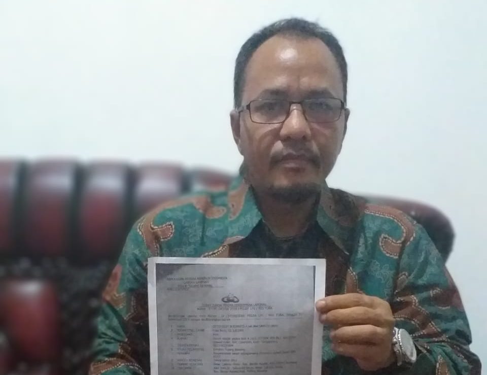 Ketua STAI Tulang Bawang Abu Thalib Khalik Dilaporkan Ke Polisi
