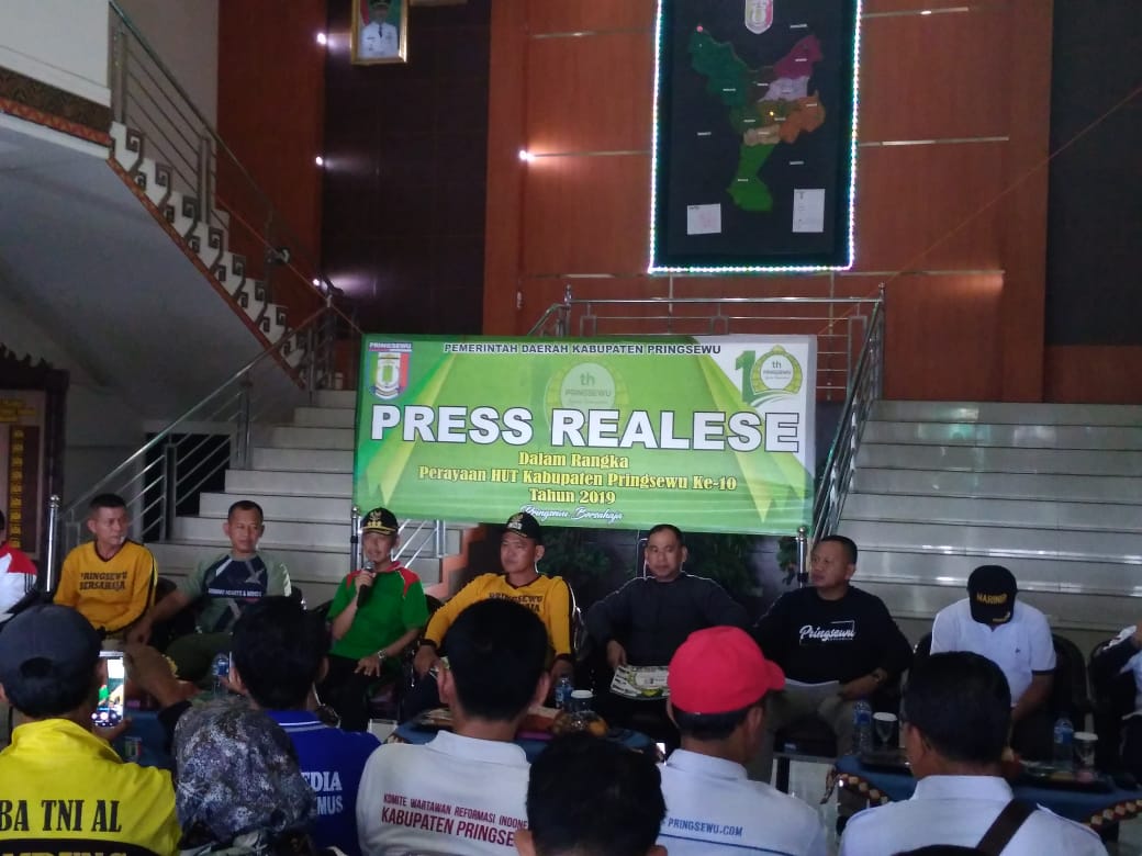 Bupati Pringsewu Ekspose Kegiatan 10 Tahun Pringsewu