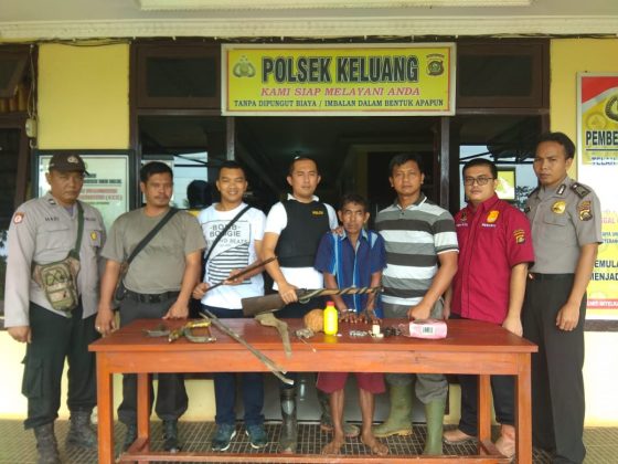 Polsek Keluang Tangkap Home Industri Sepi Rakitan Kecepek