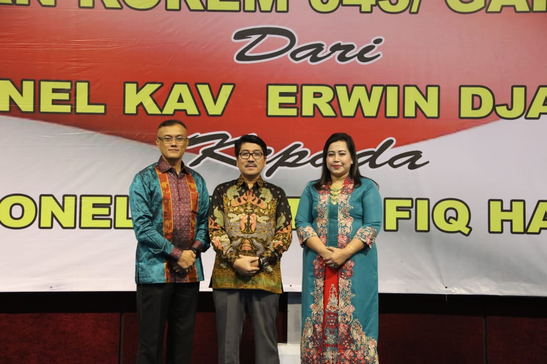 Malam Lepas Sambut Dandrem 043 Gatam, Gubernur Ridho Ucapkan Terimakasih kepada Erwin Djatniko dan Selamat Bertugas Taufiq Hanafi