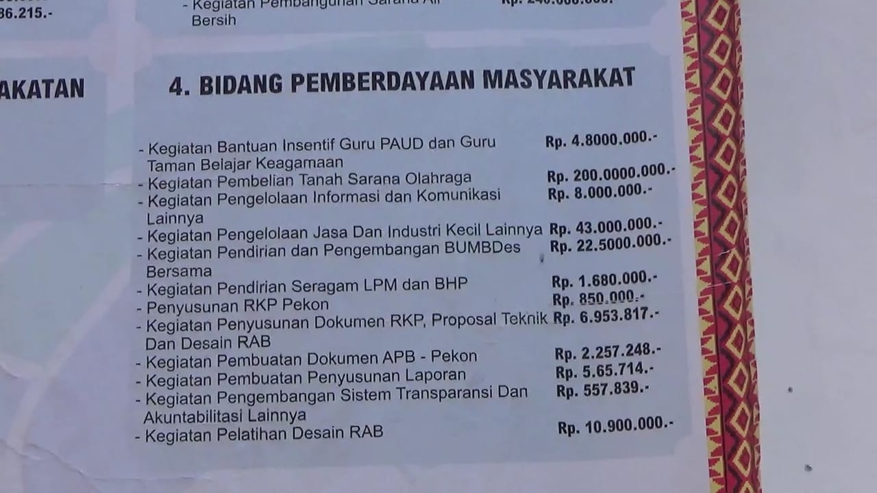 Tanah Sarana Olahraga Pekon Sampang Turus Yang Dibeli Dengan Dana Desa Ternyata Milik Kades?