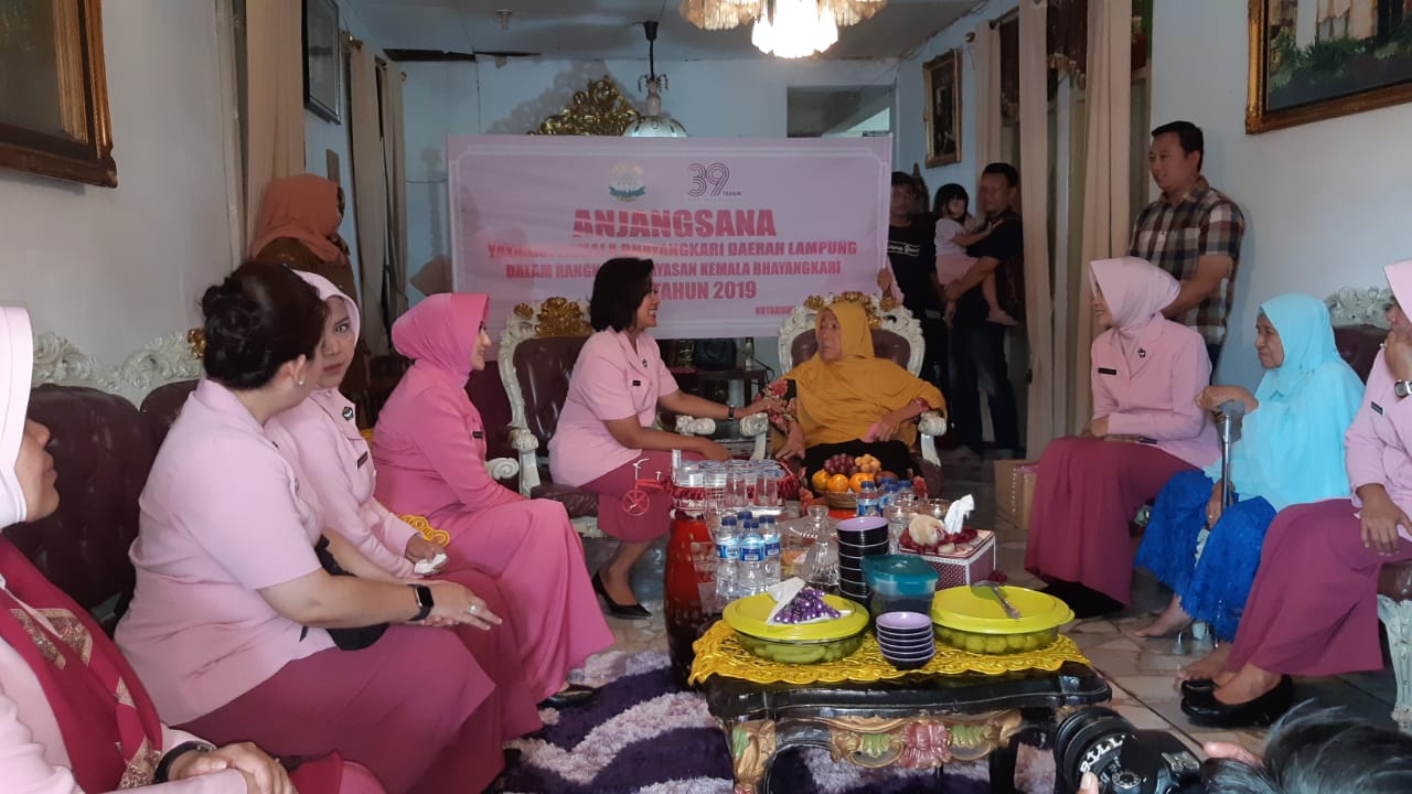 Anjangsana, Ketua Bhayangkari Daerah Lampung Sambangi Lampung Utara