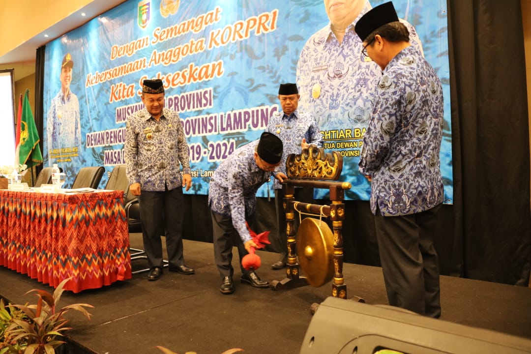 Korpri Lampung Jadi Percontohan Nasional, Wagub Bachtiar Minta Terus Tingkatkan Jiwa Korsa
